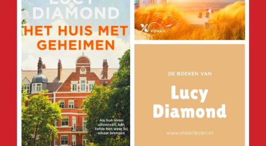 De boeken van Lucy Diamond op een rij